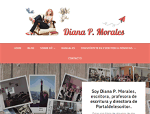 Tablet Screenshot of dianapmorales.com